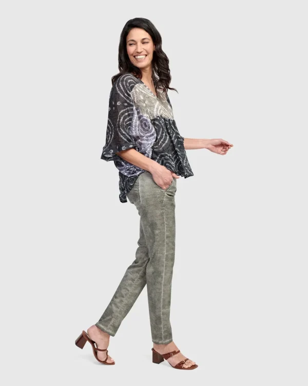 Alembika. Fossil Butterfly Blouse.