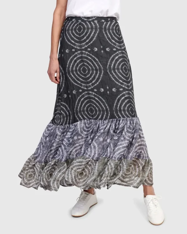 Alembika. Spirals Maxi Skirt.