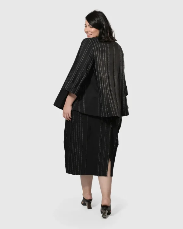 Alembika. Urban Kate Topstitched Jacket.