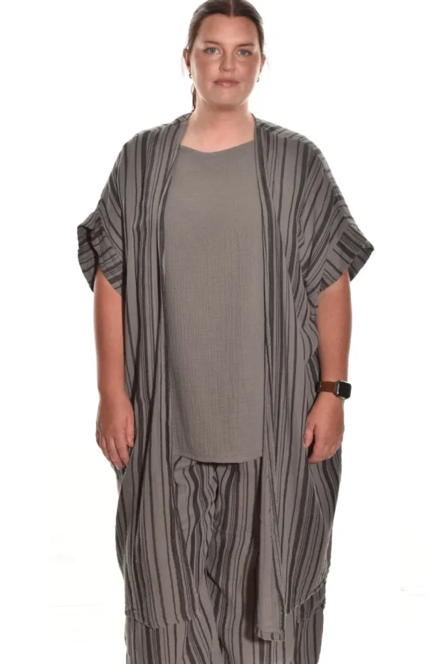 Bryn Walker. Ezra Cardigan In Cotton Gauze.