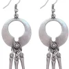 Chanour. Pewter Earrings. #NE1012.