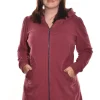 Color Me Cotton. Zip Front Long Hoodie.