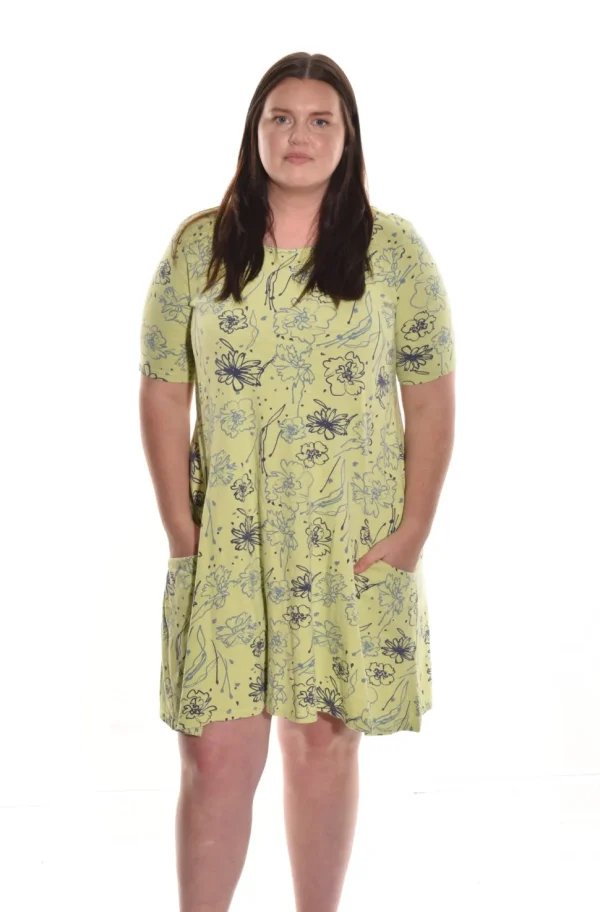Cotton Lani. Floral Dress.