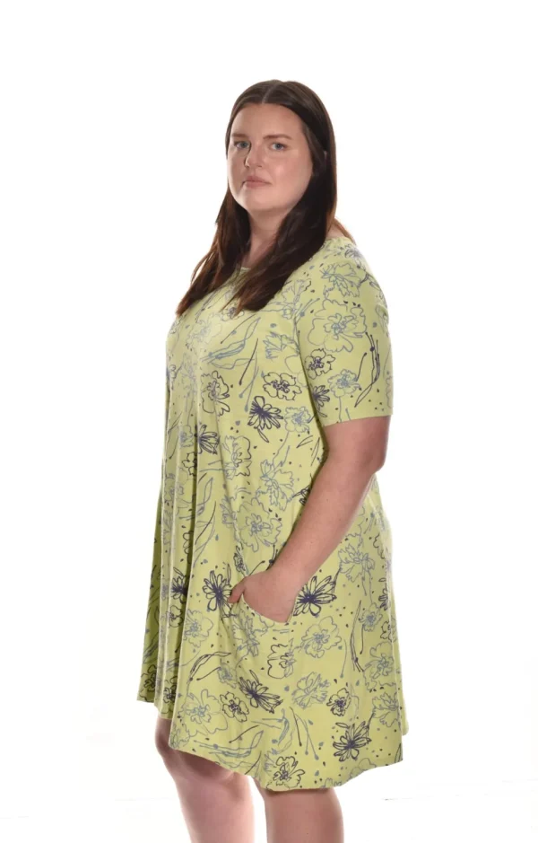 Cotton Lani. Floral Dress.