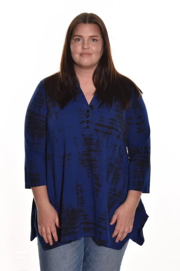 Cotton Lani. The Henley Tunic.