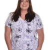 Cotton Lani. V-Neck Tee.