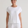 Cut Loose. Boatneck Boxy Top In Linen Cotton Jersey. (SPECIAL ORDER).#5016791