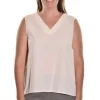 Cut Loose. Organic Poplin V-Neck Tank.