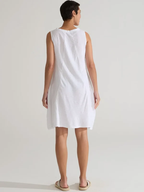 Cut Loose. Seamed Bubble Dress In Linen Cotton. (SPECIAL ORDER).#5700843