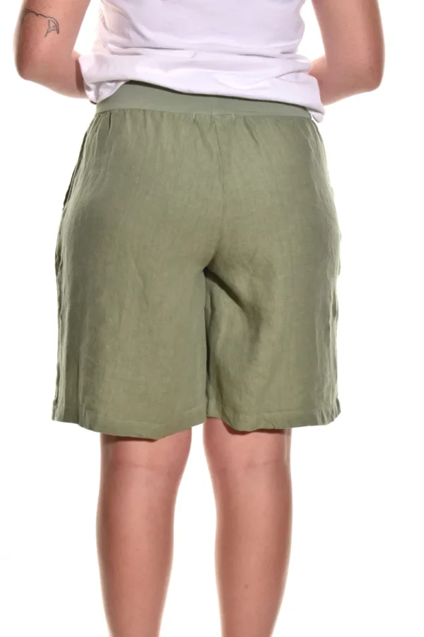 Cut Loose. Walking Short In Solid Linen.