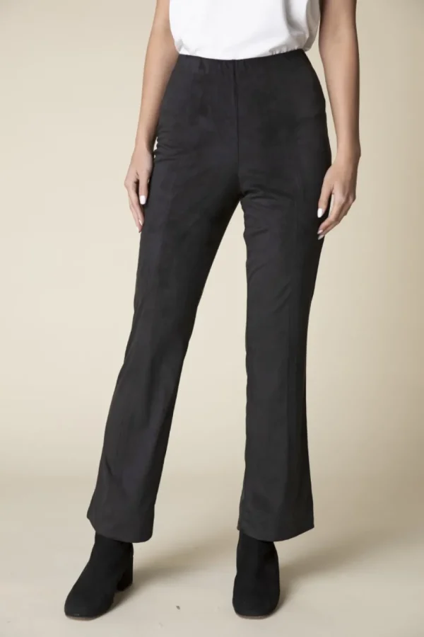 Habitat. Bootcut Pant In Faux Suede.