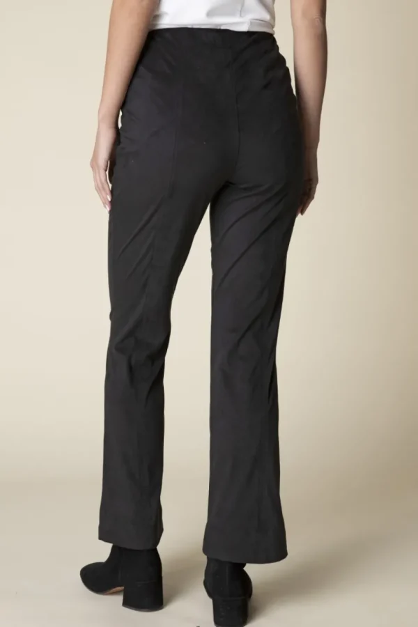 Habitat. Bootcut Pant In Faux Suede.