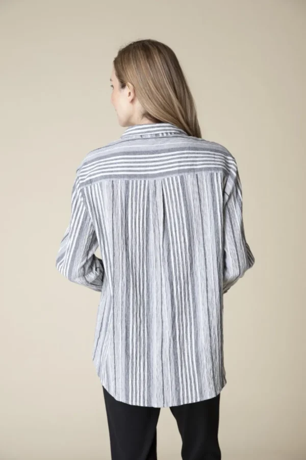Habitat. Change Your Stripes Boyfriend Pocket Shirt.