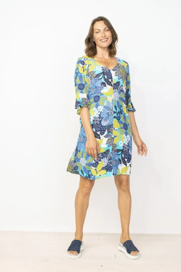 Habitat. Flounce Pocket Sleeve Dress.
