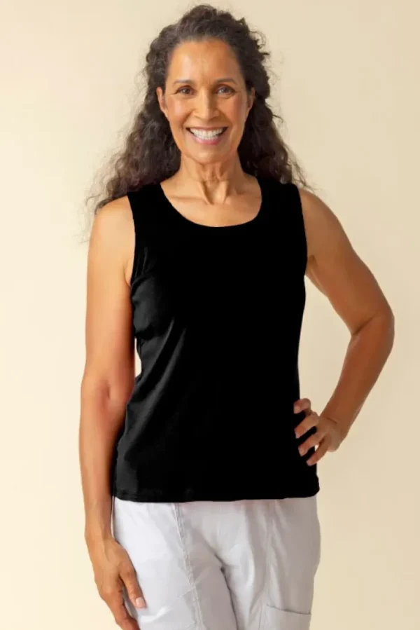 Habitat. Layering Tank In Cozy Rib Cotton. #16417.
