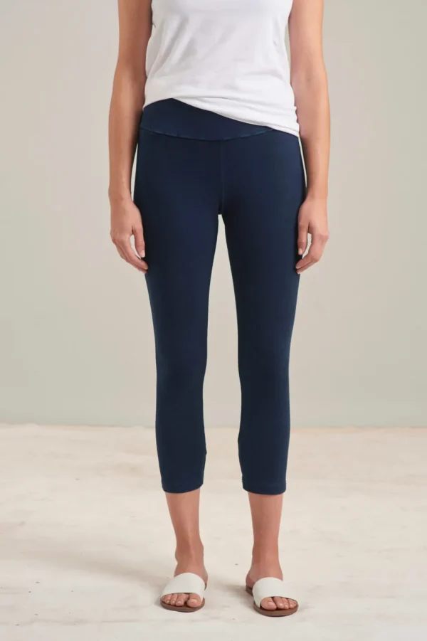 Habitat. Stone Wash Cotton Crop Pant.