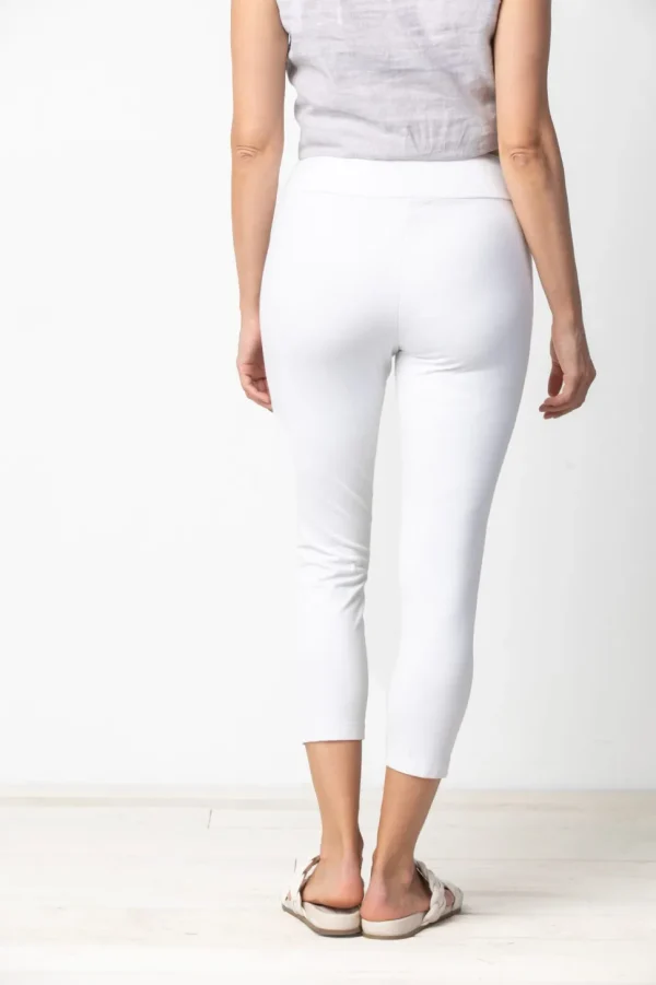 Habitat. Stone Wash Cotton Crop Pant.