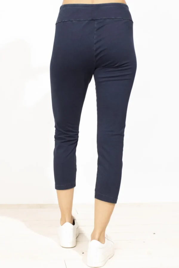 Habitat. Stone Wash Cotton Crop Pant.