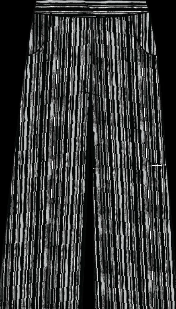 Habitat. Striped Crop Pant in Express.