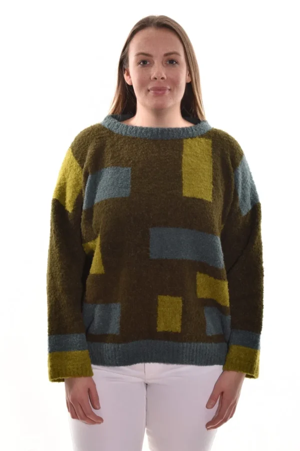 Iridium. Color Blocks Sweater.