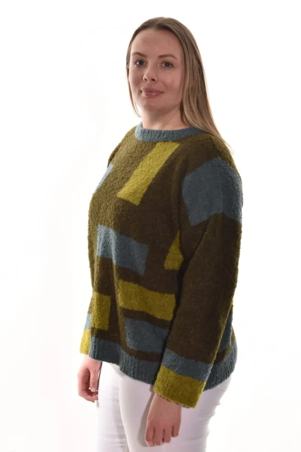 Iridium. Color Blocks Sweater.