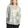 Jess & Jane. Gallery, Fleece Raglan Sleeve Top.
