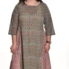 Lea. Handblock Lotus Dress.