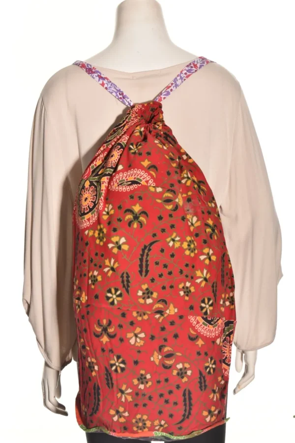 Lea. Indian Handblock Print Backpack.