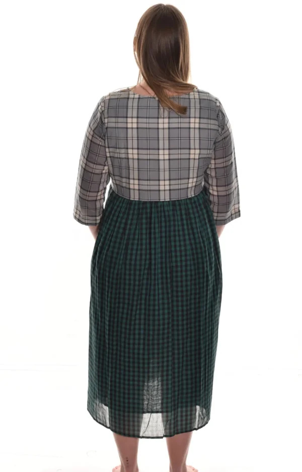Lea. Madras Check Dress.