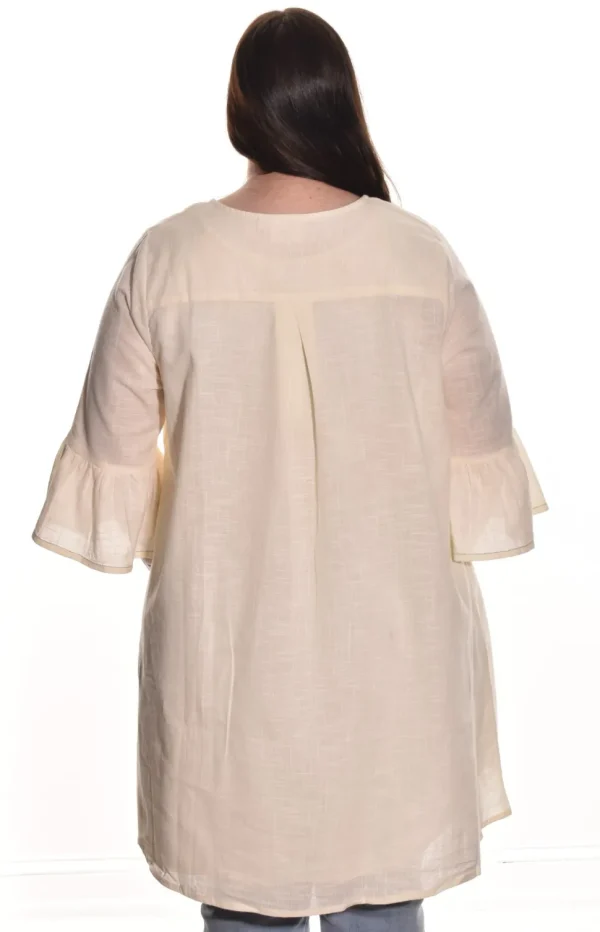 Lea. Ruffle Sleeve Tunic.