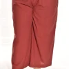 Lea. Wide Leg Pant In Cotton Slub.