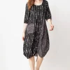 Liv By Habitat. Arthouse Knit Striped Ruched Dress.