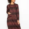 Liv. By Habitat. Graphic Grid Drawstring Dress.