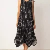 Liv By Habitat. Striped Zip Knit Dress.