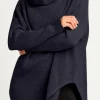Planet. Pima Cotton Waffle Cowl Sweater.